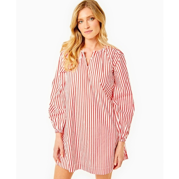 Cotton Poplin Port Dress | Addison Bay - Picture 1 of 5